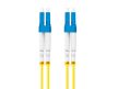 Lanberg FO-LULU-SD11-0010-YE Monomódusú OS2 LSZH 2xLC/UPC csatlakozóval duplex optikai patch kábel 1m