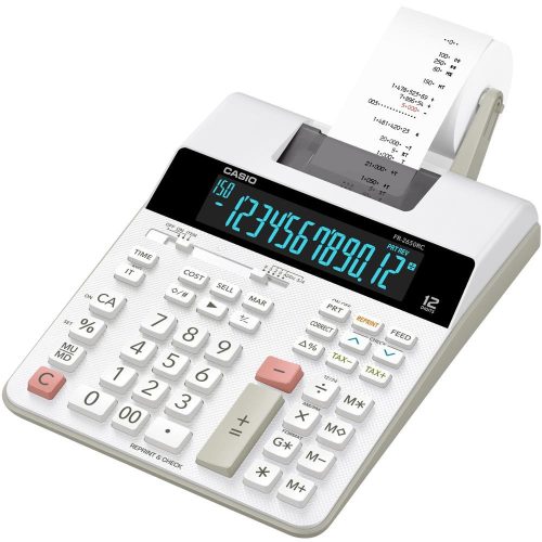 Casio FR 2650 RC fehér nyomtatós számológép