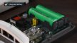 MikroTik FTC21-UPS 2xGbE LAN 1x2.5GbE SFP port IP67 kültéri média konverter 2500mAH tartalék akkumulátorral
