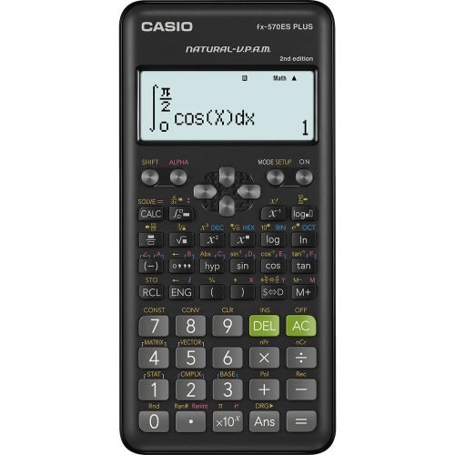 Casio FX 570ES Plus 2 fekete tudományos számológép