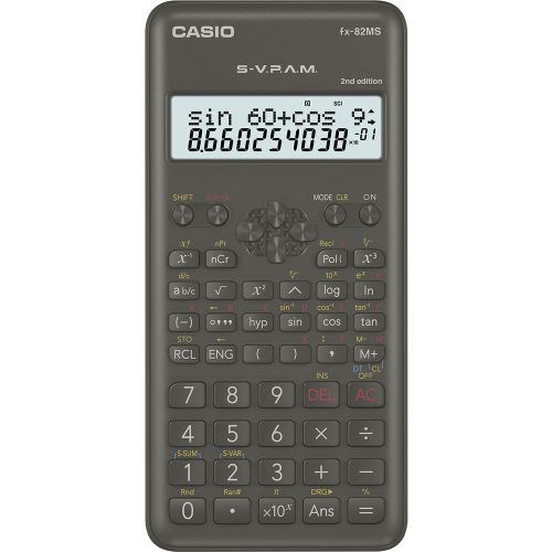Casio FX 82MS 2E fekete tudományos számológép