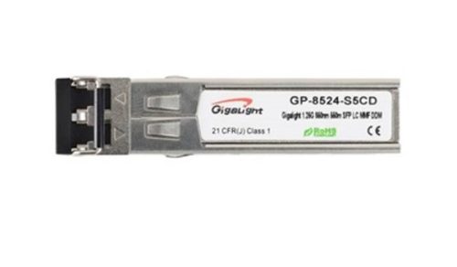 Gigalight GP-8524-S5CD 1.25G 850nm 550M távolság 0~70 hőmérséklet tartomány DDM funkció multimódusú SFP modul