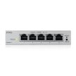 Zyxel GS1200-5V3-EU0101F 5xGbE LAN port web menedzselhető asztali Switch