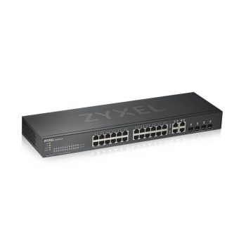   Zyxel GS1920-24V2-EU0101F 24xGbE LAN 4xRJ45/SFP Combo port L2 smart menedzselhető Switch