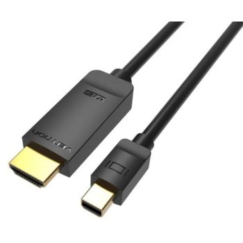   Vention mini Displayport 4K -> HDMI, (fekete), 3m,  kábel