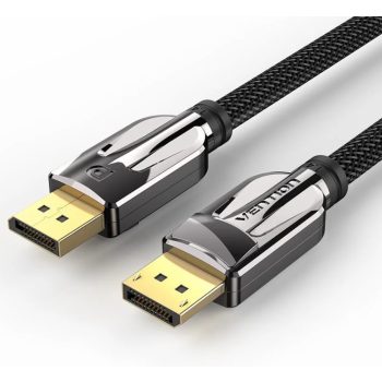   Vention Displayport/M -> Displayport/M (fekete), 1,5m, kábel