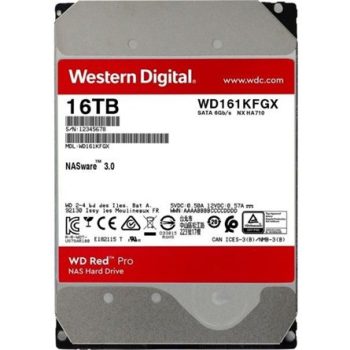   Western Digital Red Pro 16TB 7200rpm 512MB SATA3 3,5" HDD