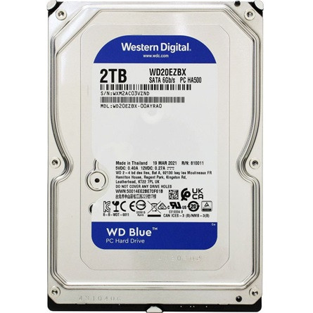 Western Digital Blue 2TB 7200rpm 256MB SATA3 3,5" HDD