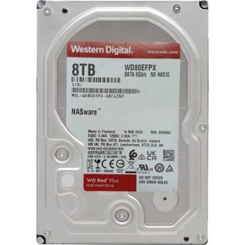   Western Digital Red Plus 8TB 5400rpm 256MB SATA3 3,5" HDD