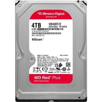   Western Digital Red Plus 4TB 5400rpm 128MB SATA3 3,5" HDD