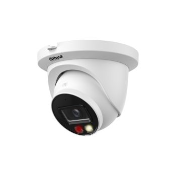   Dahua IPC-HDW2449TM-S-IL-0280B kültéri, 4MP, WizSense, fix 2,8mm, IR/Láthatófény 30m, FullColor, Hibrid megvilágítású IP turret kamera