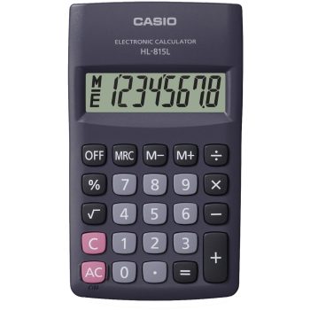 Casio HL 815L BK fekete zsebszámológép