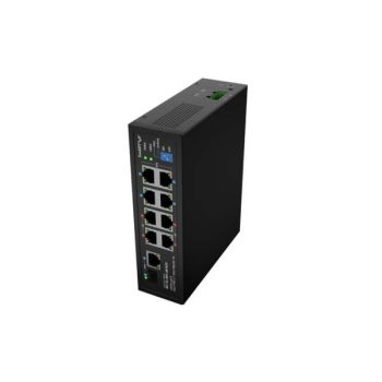   Lanberg ILFE-8P-1GE-1S-120 8xFE 10/100Mb/s LAN POE port 90W 1xGbE uplink LAN port 1xSFP uplink port ipari swtich