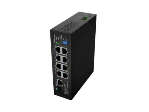 Lanberg ILFE-8P-1GE-1S-120 8xFE 10/100Mb/s LAN POE port 90W 1xGbE uplink LAN port 1xSFP uplink port ipari swtich
