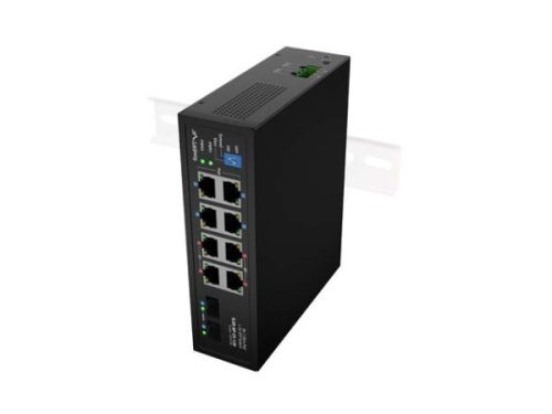 Lanberg ILGE-8P-2S-120 8xGbE LAN POE+/++ port 2xSFP uplink port 90W ipari swtich