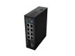 Lanberg ILGE-8P-2S-120 8xGbE LAN POE+/++ port 2xSFP uplink port 90W ipari swtich
