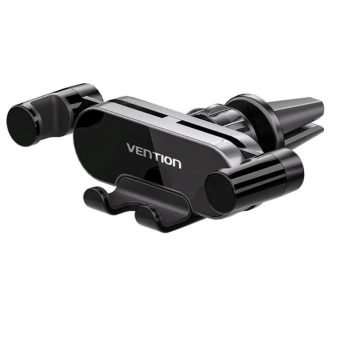   Vention telefon ( mechanikus rögzítéses, szellőzőrácsra, autós, fekete), tartó