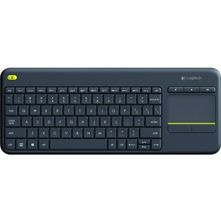 Logitech K400 Plus vezeték nélküli magyar billentyűzet fekete