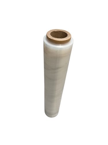 Kézi stretch fólia (Nyújtható, 23 mikron,Transzparens), 114m, 1,2kg fólia, 2 kg/tekercs