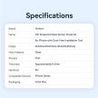 Vention iPhone 15 Plus, (HD edzett üveg, pormentesítővel), telefon kijelző védő üveg