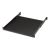 Lande LN-RAF-RMC-1145-BL 19" 1U 450mm mély 4 ponton rögzíthető állítható fekete tálca