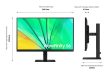 SAMSUNG 24" LS24D600EAUXEN QHD IPS 16:9 5ms GTG monitor