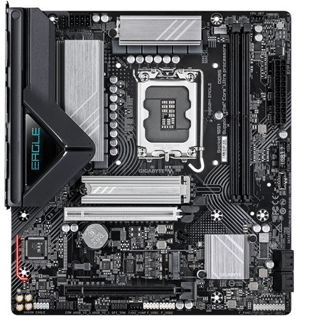 Gigabyte B860M EAGLE desktop alaplap microATX