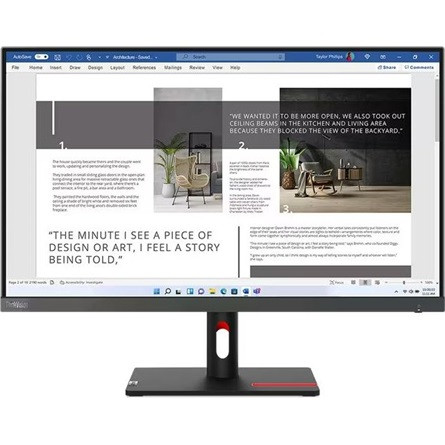 Lenovo ThinkVision S27i-30 27" IPS LED monitor szürke 100Hz (Karcos kijelző!)