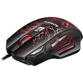 iMICE A7 USB optikai gaming egér fehér-piros