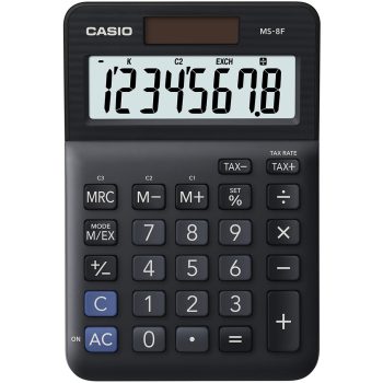 Casio MS 8 F fekete asztali számológép