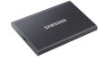 SAMSUNG SSD Külső, 2TB, T7, Titán Szürke, USB 3.2