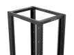Lanberg OR01-6042-B 19" 42U SZÉL:600mm MÉLY:1000mm MAG:2118mm lapraszerelt fekete rack keret