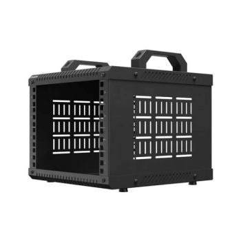   Lanberg OR10-2304-B 10" 4U 280x300 MAX:60kg nyitott mini fekete rack szekrény