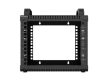 Lanberg OR10-2304-B 10" 4U 280x300 MAX:60kg nyitott mini fekete rack szekrény
