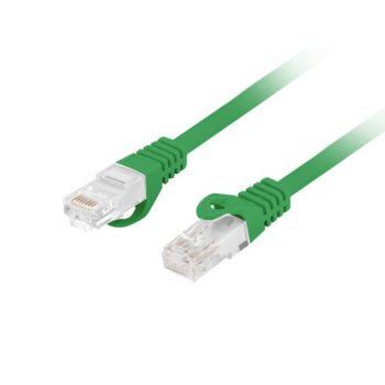   Lanberg PCU6-10CU-0025-G Cat.6 U/UTP LSZH CU AWG26 árnyékolatlan zöld patch kábel 0,25m