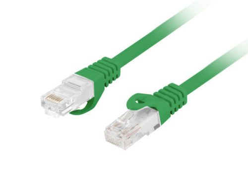 Lanberg PCU6-10CU-0050-G Cat.6 U/UTP LSZH CU AWG26 árnyékolatlan zöld patch kábel 0,5m