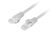 Lanberg PCU6-10CU-0100-S Cat.6 UTP LSZH CU AWG26 árnyékolatlan szürke patch kábel 1m