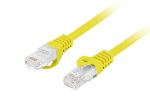 Lanberg PCU6-10CU-0300-Y Cat.6 U/UTP LSZH CU AWG26 árnyékolatlan sárga patch kábel 3m