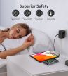Choetech USB-C*2+USB-A*2 (45W,fekete,travel,USB-C kábellel, US,UK,EU,AU), töltő