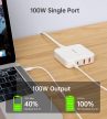 Choetech 4-port 2*USB-C+2*USB-A (4port,asztali,100W,fehér,GAN), töltő