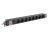 Lanberg PDU-08F-0200-BK 19" 1U 8xSchuko aljzat Schuko csatlakozóvéggel 2m fekete elosztósor kapcsolóval