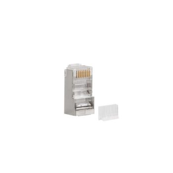   Lanberg PLS-6000 Cat.6 FTP RJ45 8P8C univerzális árnyékolt inzerteres csatlakozó dugó 100db/csomag