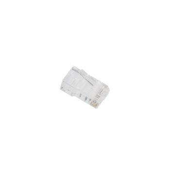   Lanberg PLU-5000EZ Cat.5e UTP RJ45 8P8C univerzális árnyékolatlan átvezetős csatlakozó dugó 100db/csomag