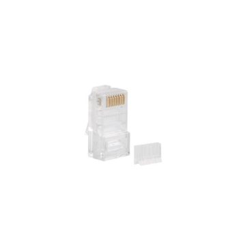   Lanberg PLU-6000 Cat.6 UTP RJ45 8P8C moduláris árnyékolatlan adapteres csatlakozó dugó 100db/csomag
