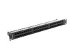 Lanberg PPU6-1048-B 19" 1U Cat.6 UTP 48port árnyékolatlan fekete patch panel