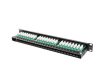 Lanberg PPU6-1048-B 19" 1U Cat.6 UTP 48port árnyékolatlan fekete patch panel