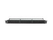 Lanberg PPU6-1048-B 19" 1U Cat.6 UTP 48port árnyékolatlan fekete patch panel