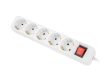 Lanberg PS1-05F-0150-W 5x Schuko aljzat 10A 1.5m kapcsolós fehér elosztósor