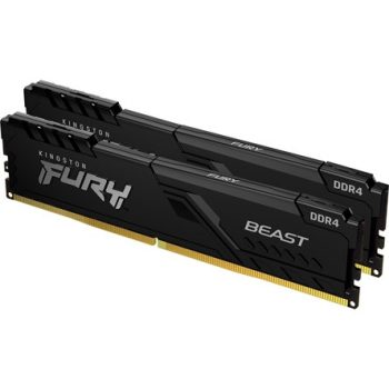   Kingston FURY Beast 16GB 3600MT/s DDR4 memória Non-ECC CL17 Kit of 2 fekete