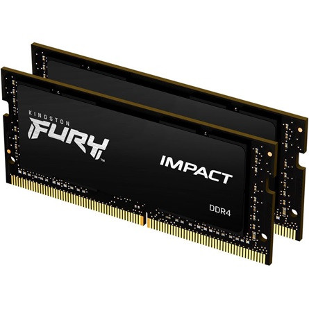 Kingston FURY Impact 16GB 3200MT/s DDR4 - SODIMM memória Non-ECC CL20 Kit of 2